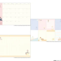 Maison Ghibli Agendas Et Calendriers|Agenda feutrine 2025 Kiki & Jiji sur le balai - Kiki la petite sorciè
