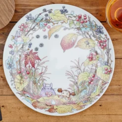 Maison Ghibli Cuisine Et Table|Assiette 23 cm Totoro Baies - Mon Voisin Tororo