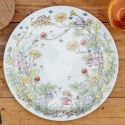 Maison Ghibli Cuisine Et Table|Assiette 23 cm Totoro Fraise - Mon Voisin Tororo