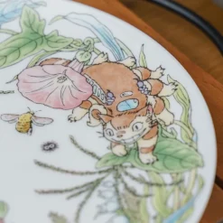 Maison Ghibli Cuisine Et Table|Assiette 23 cm Totoro Liseron - Mon Voisin Tororo