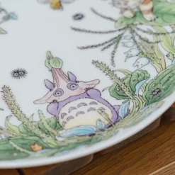 Maison Ghibli Cuisine Et Table|Assiette 23 cm Totoro Liseron - Mon Voisin Tororo