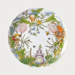 Maison Ghibli Cuisine Et Table|Assiette 23 cm Totoro Liseron - Mon Voisin Tororo