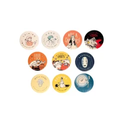 Maison Ghibli Badges|Assortiment de 10 Badges Anniversaire Chihiro - Le Voyage de Chihiro