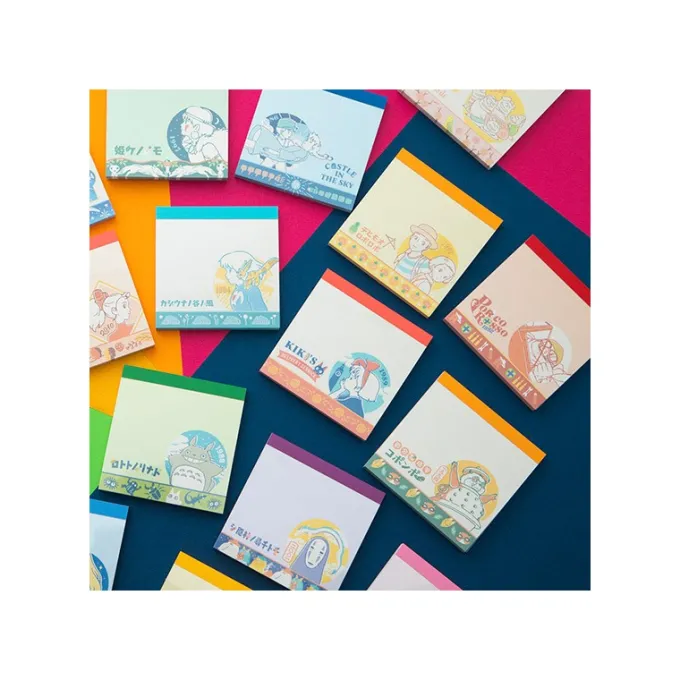 Maison Ghibli Petit Matériel|Assortiment de 24 Mini Blocs memo à collectionner - Studio Ghibli