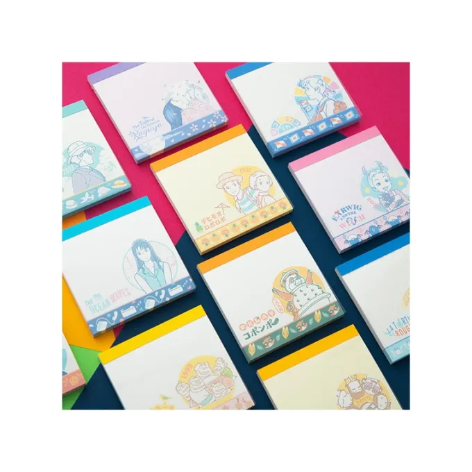 Maison Ghibli Petit Matériel|Assortiment de 24 Mini Blocs memo à collectionner - Studio Ghibli
