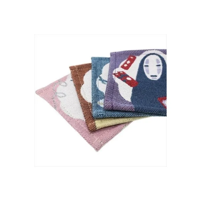 Maison Ghibli Cuisine Et Table|Assortiment de 4 Sous-verre Chihiro Pastel - Le Voyage de Chihiro