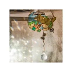Maison Ghibli Décoration|Attrape-soleil vitrail Totoro - Mon Voisin Totoro
