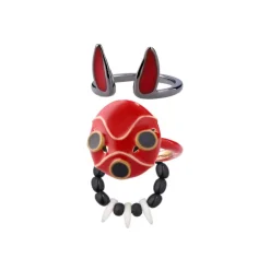 Maison Ghibli Bijoux|Bague 3 anneaux Masque de San - Princesse Mononoké