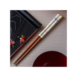 Maison Ghibli Cuisine Et Table|Baguettes laquées 21cm Cerisiers en fleurs - Mon Voisin Totoro