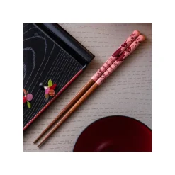 Maison Ghibli Cuisine Et Table|Baguettes laquées 21cm Esquisses Rose - Kiki la petite sorcière