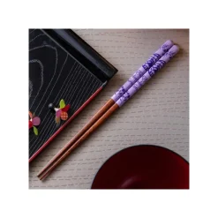 Maison Ghibli Cuisine Et Table|Baguettes laquées 21cm Esquisses Violet - Kiki la petite sorcière