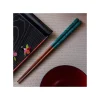 Maison Ghibli Cuisine Et Table|Baguettes laquées 21cm Esquisses Vert foncé - Mon Voisin Totoro