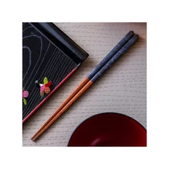 Maison Ghibli Cuisine Et Table|Baguettes laquées 21cm Esquisses Bleu marine - Mon Voisin Totoro