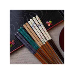 Maison Ghibli Cuisine Et Table|Baguettes laquées 21cm Esquisses Bleu marine - Mon Voisin Totoro