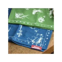 Maison Ghibli Textile|Bandana Vivre ensemble bleu - Princesse Mononoké