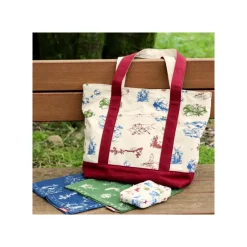 Maison Ghibli Textile|Bandana Vivre ensemble bleu - Princesse Mononoké