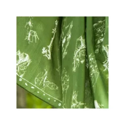 Maison Ghibli Textile|Bandana Vivre ensemble vert - Princesse Mononoké