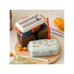 Maison Ghibli Cuisine Et Table|Bento 4 fermetures Fleurs des champs 530 ml - Kiki la petite sorcière