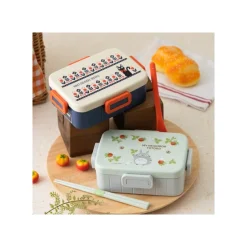 Maison Ghibli Cuisine Et Table|Bento 4 fermetures Fleurs des champs 650 ml - Kiki la petite sorcière