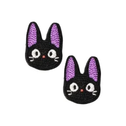 Maison Ghibli Bijoux|Bijou Boucle d’oreilles à Clips Broderie Jiji - Kiki la petite sorciè