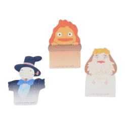 Maison Ghibli Petit Matériel|Bloc Memo Calcifer, Hihn & Navet - Le Château ambulant