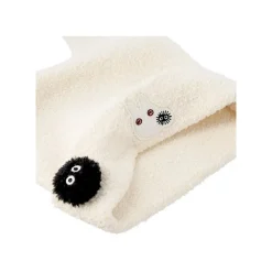 Maison Ghibli Textile|Bonnet Laine À Oreilles Totoro Blanc - Mon Voisin Totoro