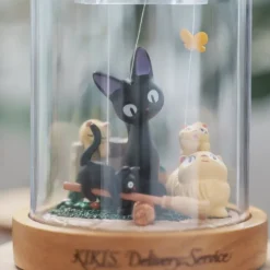 Maison Ghibli Boites À Musiques|Boîte à Musique Marionnette Jiji - Kiki la petite sorcière