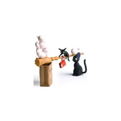 Maison Ghibli Jouets|Boîte de Figurines Jiji - Kiki la petite sorcière