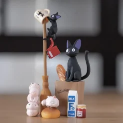 Maison Ghibli Jouets|Boîte de Figurines Jiji - Kiki la petite sorcière