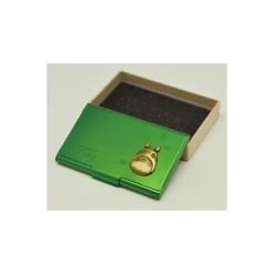 Maison Ghibli Accessoires|Boîte Métal Carte de Visite Verte Totoro - Mon Voisin Totoro