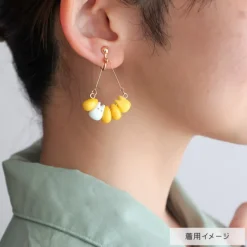 Maison Ghibli Bijoux|Boucle d’oreilles Clip Totoro blanc & Maïs - Mon Voisin Totoro