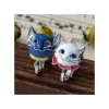 Maison Ghibli Bijoux|Boucles d’oreilles à clips Yuki & Lune - Le Royaume des chats
