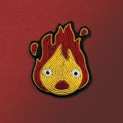 Maison Ghibli Pins|Broche Cannetille Calcifer jaune - Le Château Ambulant
