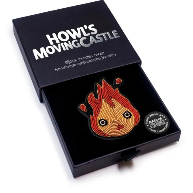 Maison Ghibli Pins|Broche Cannetille Calcifer jaune - Le Château Ambulant