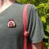 Maison Ghibli Pins|Broche cannetille Masque de San - Princesse Mononoké