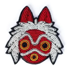 Maison Ghibli Pins|Broche cannetille Masque de San - Princesse Mononoké