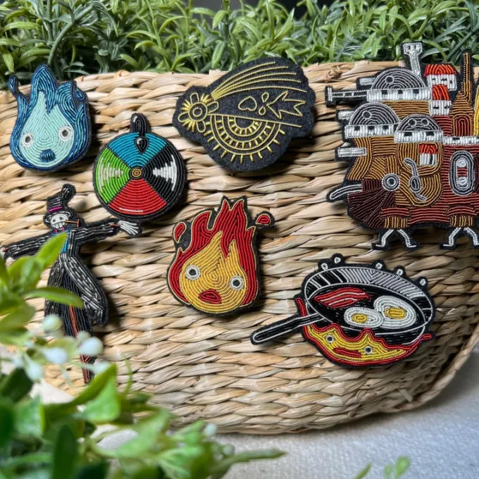 Maison Ghibli Pins|Broche Cannetille Épouvantail - Le Château Ambulant