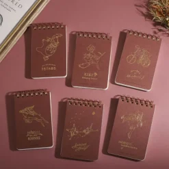 Maison Ghibli Carnets Et Cahiers|Carnet à spirales gauffré 11,5×7,2cm Sophie & Hauru - Le Château Ambu