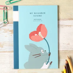 Maison Ghibli Carnets Et Cahiers|Carnet de notes B6 Totoro Coquelicot - Mon Voisin Totoro