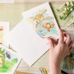 Maison Ghibli Cartes Postales Et Papier À Lettres|Carte de vœux aquarelle 24 x 15,8 cm Été - Mon Voisin Totoro