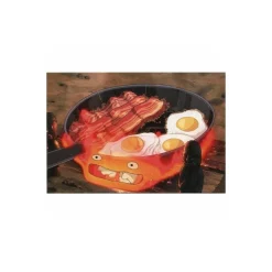 Maison Ghibli Cartes Postales Et Papier À Lettres|Carte Postale Calcifer œuf & bacon - Le Château ambulant