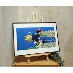 Maison Ghibli Celluloïd D'Art - Studio Ghibli|CELLULOID D'ART KIKI LIVRE UN CADEAU- STUDIO GHIBLI