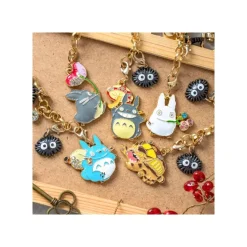 Maison Ghibli Straps|Chaînette Charms Chatbus & Noiraude - Mon Voisin Totoro