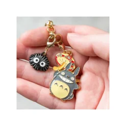 Maison Ghibli Straps|Chaînette Charms Chatbus & Noiraude - Mon Voisin Totoro