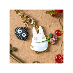 Maison Ghibli Straps|Chaînette Charms Totoro Blanc & Fruits - Mon Voisin Totoro