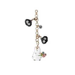 Maison Ghibli Straps|Chaînette Charms Totoro Blanc & Fruits - Mon Voisin Totoro