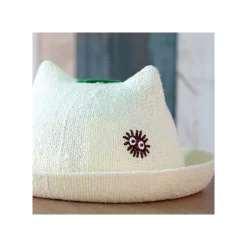 Maison Ghibli Accessoires|Chapeau Tricoté Enfant Totoro Blanc - Mon Voisin Totoro