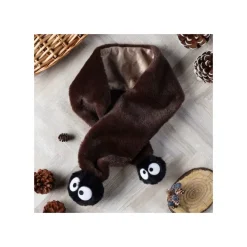 Maison Ghibli Textile|Écharpe peluche Noiraudes - Mon Voisin Totoro