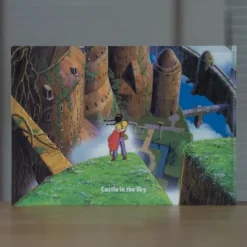 Maison Ghibli Classement|Chemise A4 Jardin aérien - Le Château dans le ciel