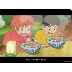 Maison Ghibli Classement|Chemise A4 Ponyo & Sosuke ramen - Ponyo sur la falaise